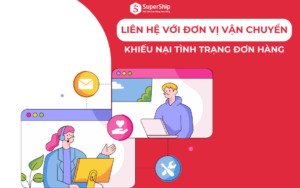 Liên hệ với đơn vị vận chuyển để khiếu nại tình trạng hàng hóa bị hư hỏng
