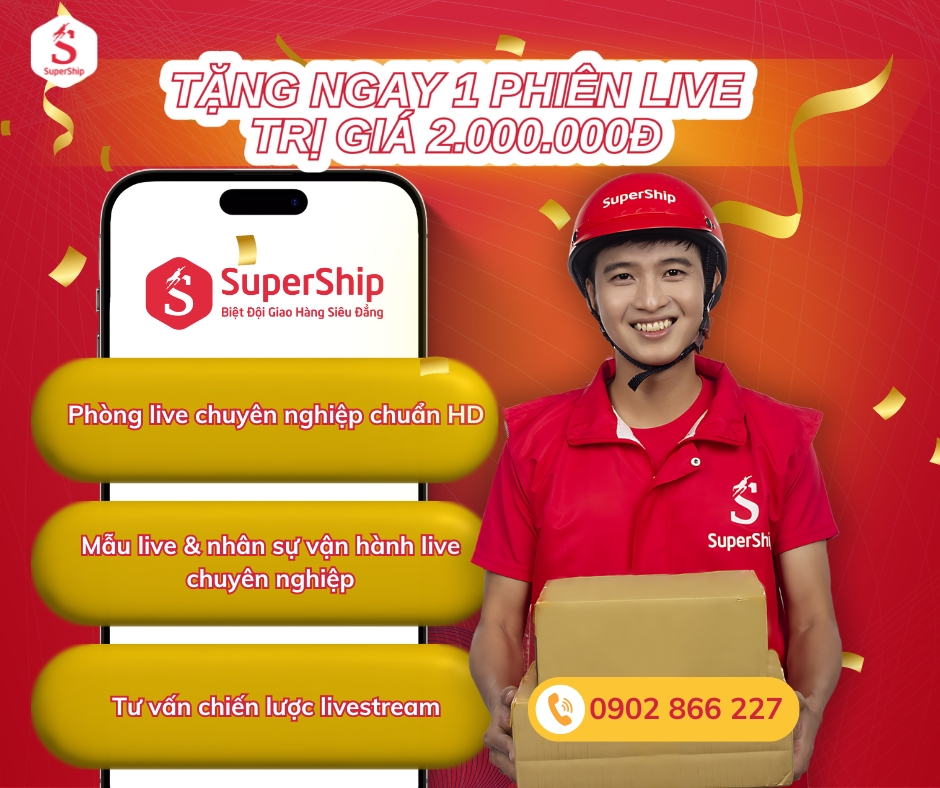 Chương trình 3_ Tặng ngay 1 phiên live trị giá 2.000.000đ