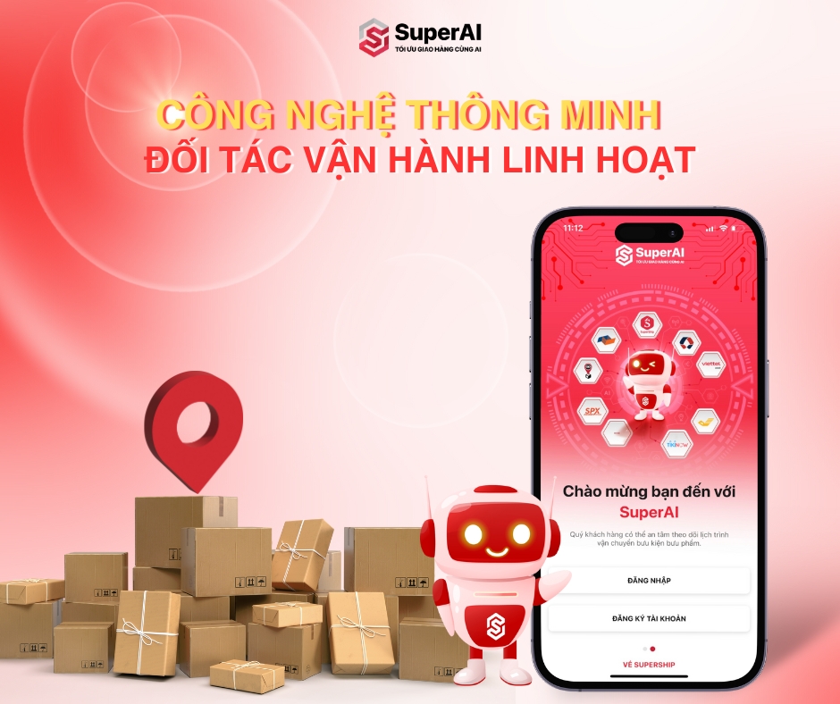 Phần mềm cho công ty chuyển phát nhanh, vận hành linh hoạt
